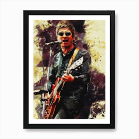 Smudge Noel Gallaghers High Flying Birds Live In Toronto Art Print
