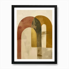 Abstract Arch Canvas Print Art Print