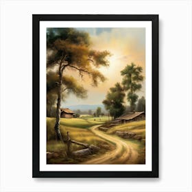 Country Road 8 Art Print