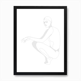 Lined Posture Art Print