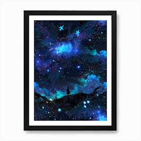 Galaxy Wallpaper Art Print