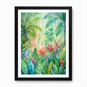 Tropical Jungle 1 Art Print