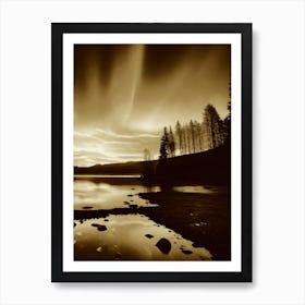 Sunrise Over Lake 18 Art Print