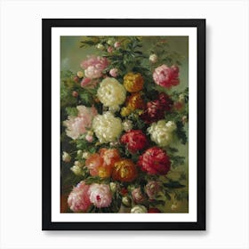 Peony Painting 3 Flower Art Print