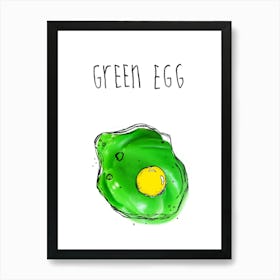 Green Egg Art Print