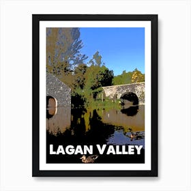 Lagan Valley, AONB, Area of Outstanding Natural Beauty, National Park, Nature, Countryside, Wall Print, 1 Art Print