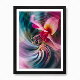 Colourful Twist Art Print