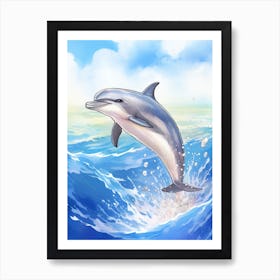 Short Beaked Common Dolphin  2 Art Print