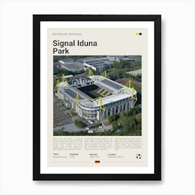 Borussia Dortmund - Signal Iduna Park Art Print