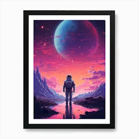 Space Wallpaper 2 Art Print