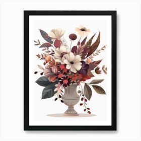 Flowers In A Vase 56 Art Print