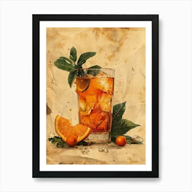 Orange Iced Tea 19 Art Print