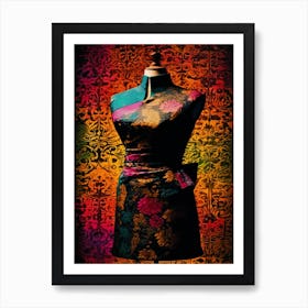 Asian Dress Art Print