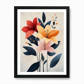 Lilies 1 Art Print