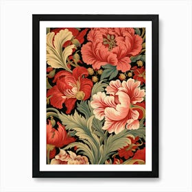 Russian Floral Pattern Art Print