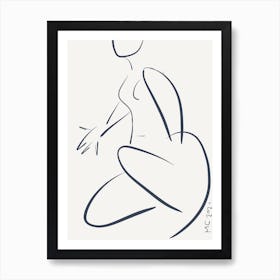 Crouching  Art Print