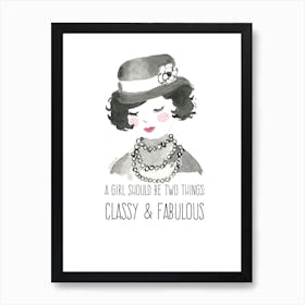 Fabulous Like Coco Art Print