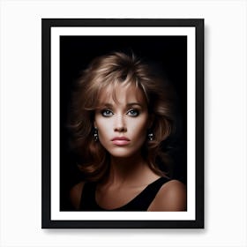 Color Photograph Of Jane Fonda 1 Art Print
