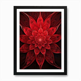 Fractal Geometry Abstract 3 Art Print