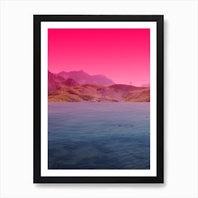 Atmosphere 60 · Pink Art Print