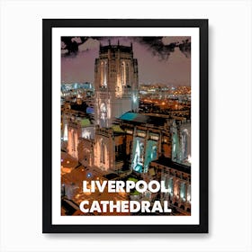 Liverpool Cathedral, Liverpool, Landmark, Wall Print, Wall Poster, Wall Art, Print, Poster, Poster