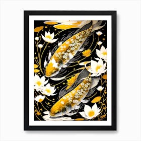 Koi Fish Painting 1 Art Print