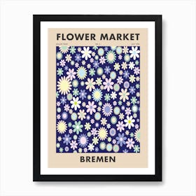 Flowers Market  Art Print