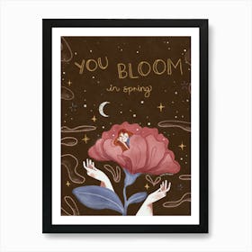 Bloom In Spring Art Print