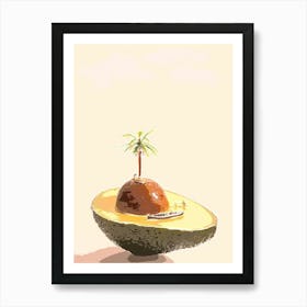 Avocado Island Art Print
