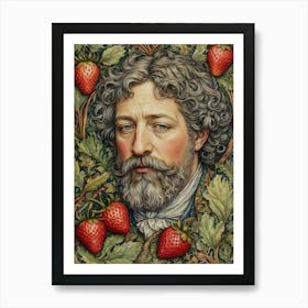 Strawberry Man Art Print