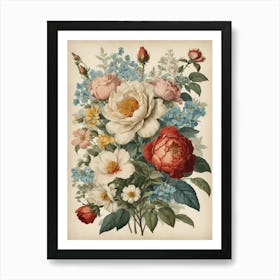 Bouquet Of Flowers 4 Art Print