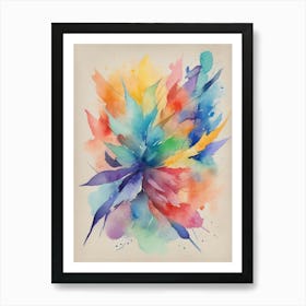 Watercolor Flower Art Print