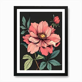 Pink Flower 6 Art Print