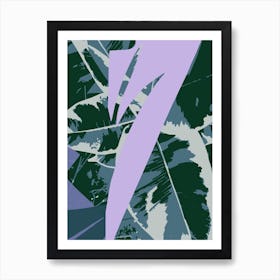 Ficus Elastica 2 Art Print