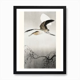 Heron And Moon (1900 1910), Ohara Koson Art Print