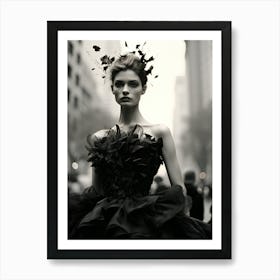 Black Dress Art Print