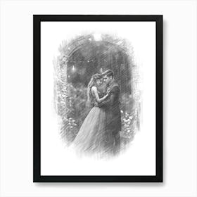 Fairytale Wedding 2 Art Print