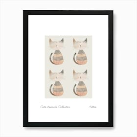 Cute Animals Collection Kitten 1 Art Print