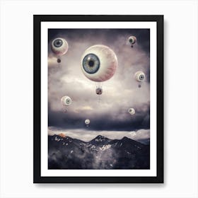 Balloon Eye Control Big Brother Art Print