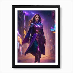 Fantasy girl Art Print