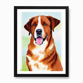 Chesapeake Bay Retriever 2 Watercolour Dog Art Print