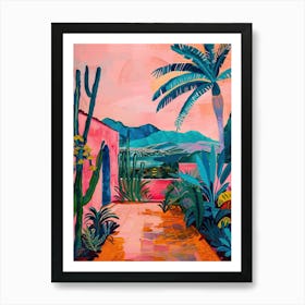 Palm Tree Mexican Inspired Art Print