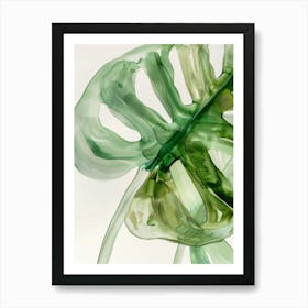 Monstera Leaf 2 Art Print