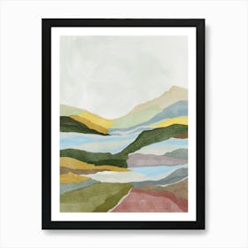 Earthen tone landscape Art Print