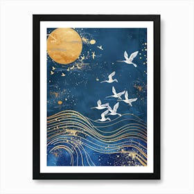 Birds In The Sky Art Print