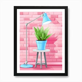 Room With A Lamp Art Print