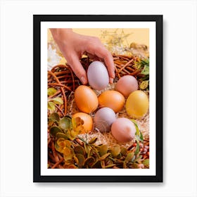 Easter Eggs In A Basket 18 Poster