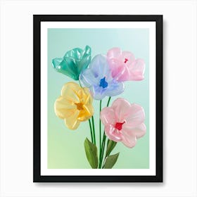 Dreamy Inflatable Flowers Forget Me Not 5 Art Print