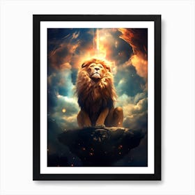 Lion In The Sky 6 Art Print