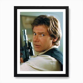 Han Solo In Star Wars Art Print